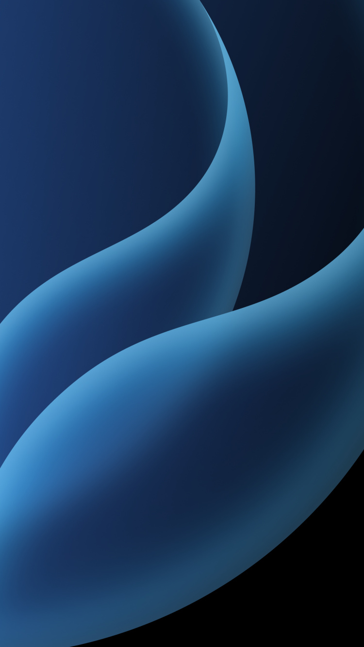 Ambiente, Ios, Abstracción, Manzana, Azure. Wallpaper in 750x1334 Resolution