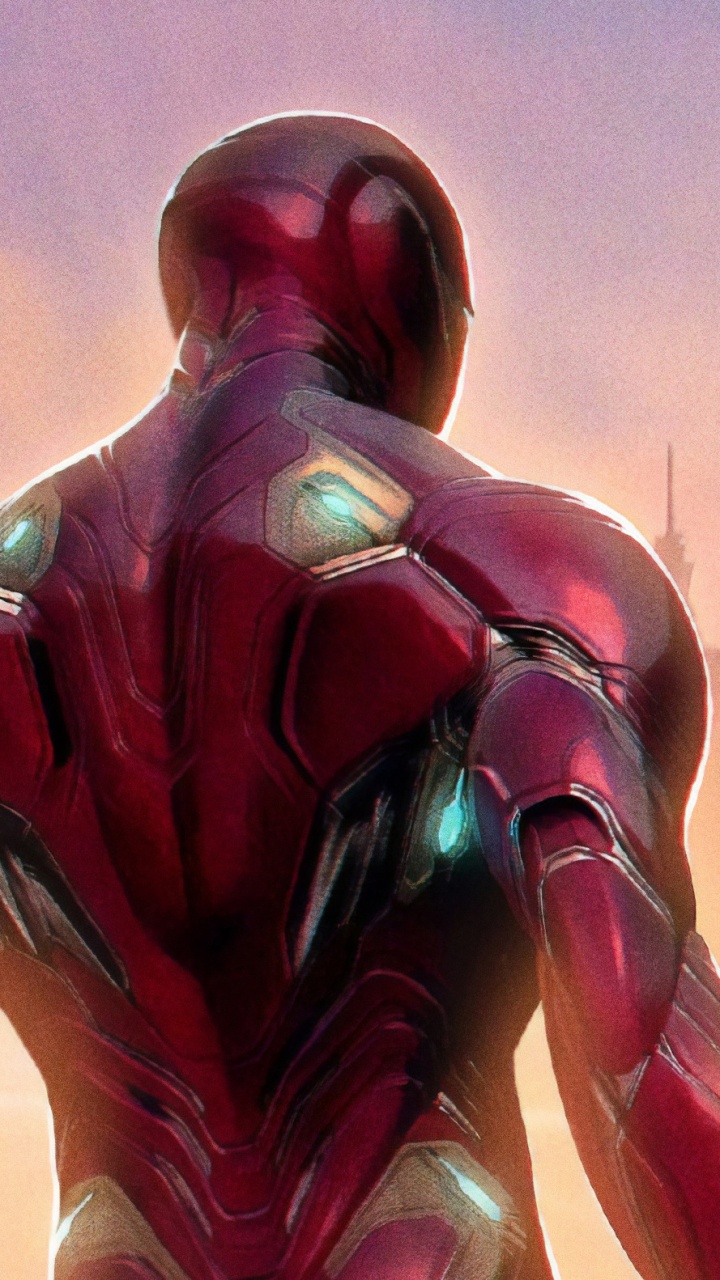 Red and Black Iron Man. Wallpaper in 720x1280 Resolution