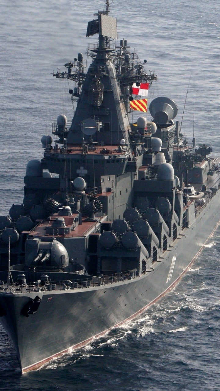 Russia Navy, Russian Navy, Navy, Naval Ship, Slava-class Cruiser. Wallpaper in 720x1280 Resolution