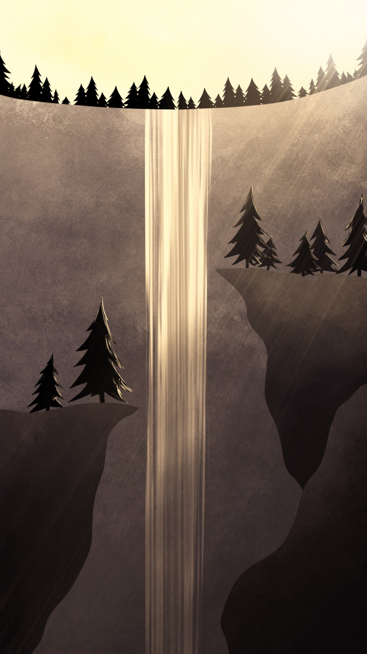 Leaf, Woody Plant, Art, Evergreen, Pine Family. Wallpaper in 750x1334 Resolution