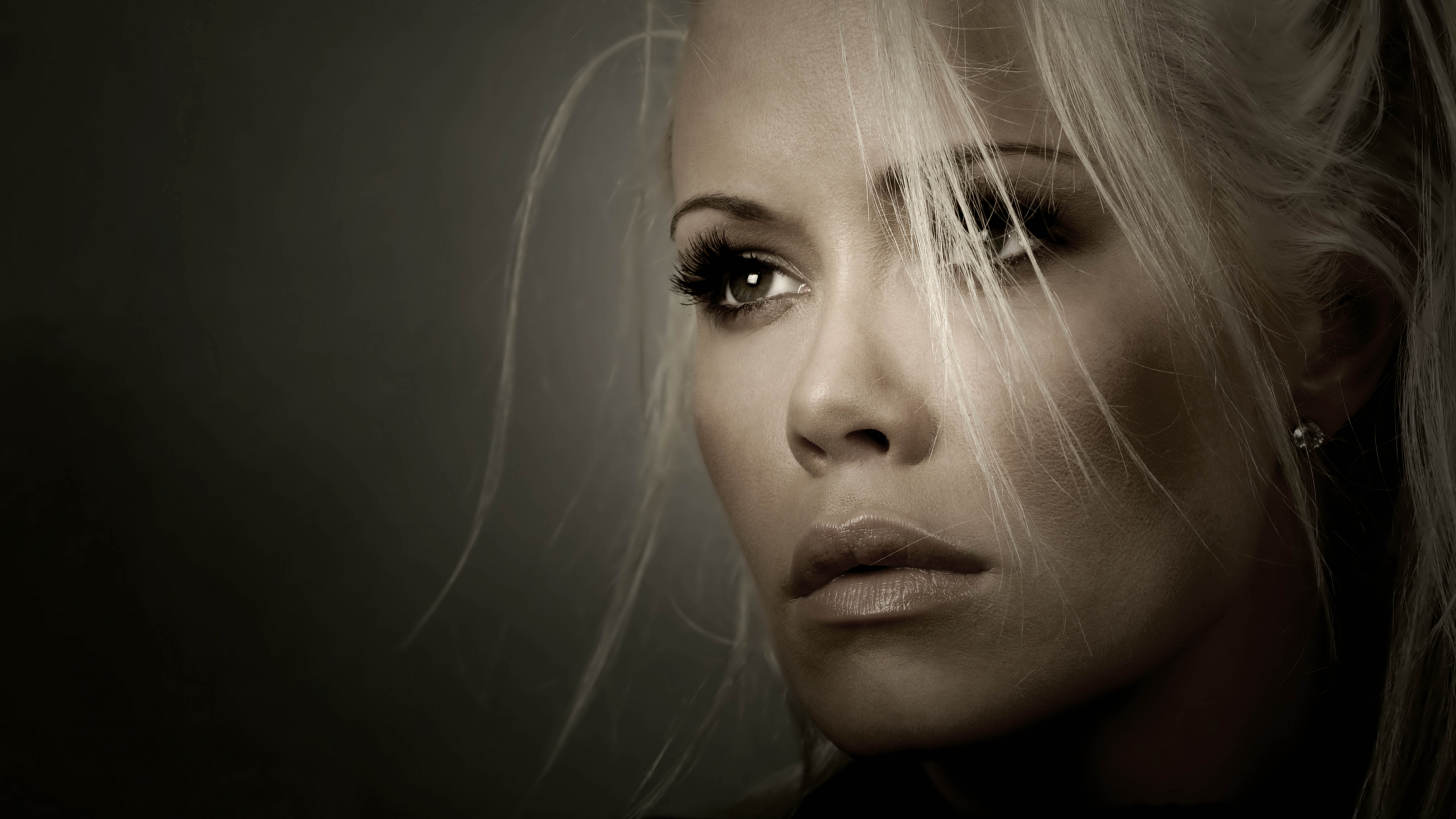 Eyebrow, Beauty, Nose, Cheek, Chin. Wallpaper in 3840x2160 Resolution