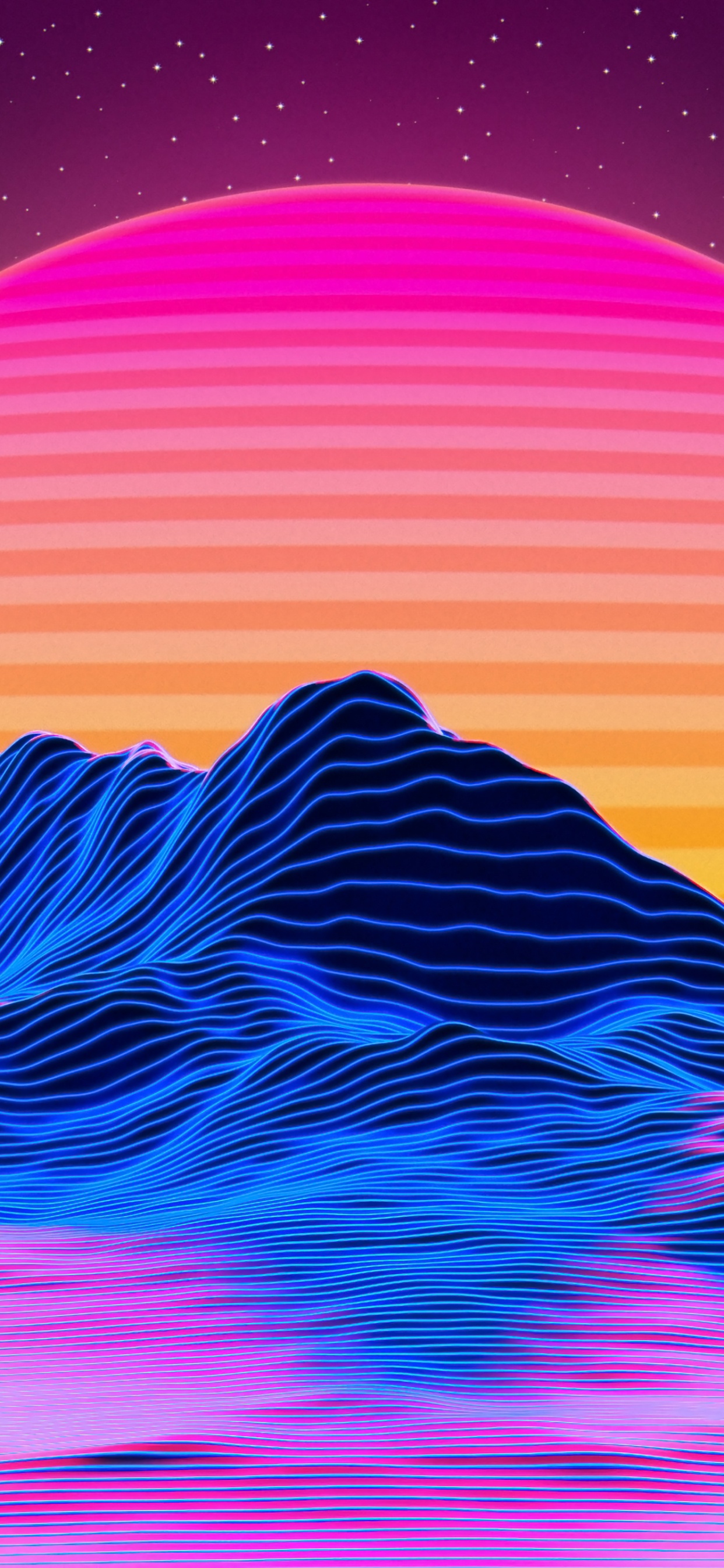 Vaporwave, Retro, Retro Style, Retrofuturism, Synthwave. Wallpaper in 1242x2688 Resolution