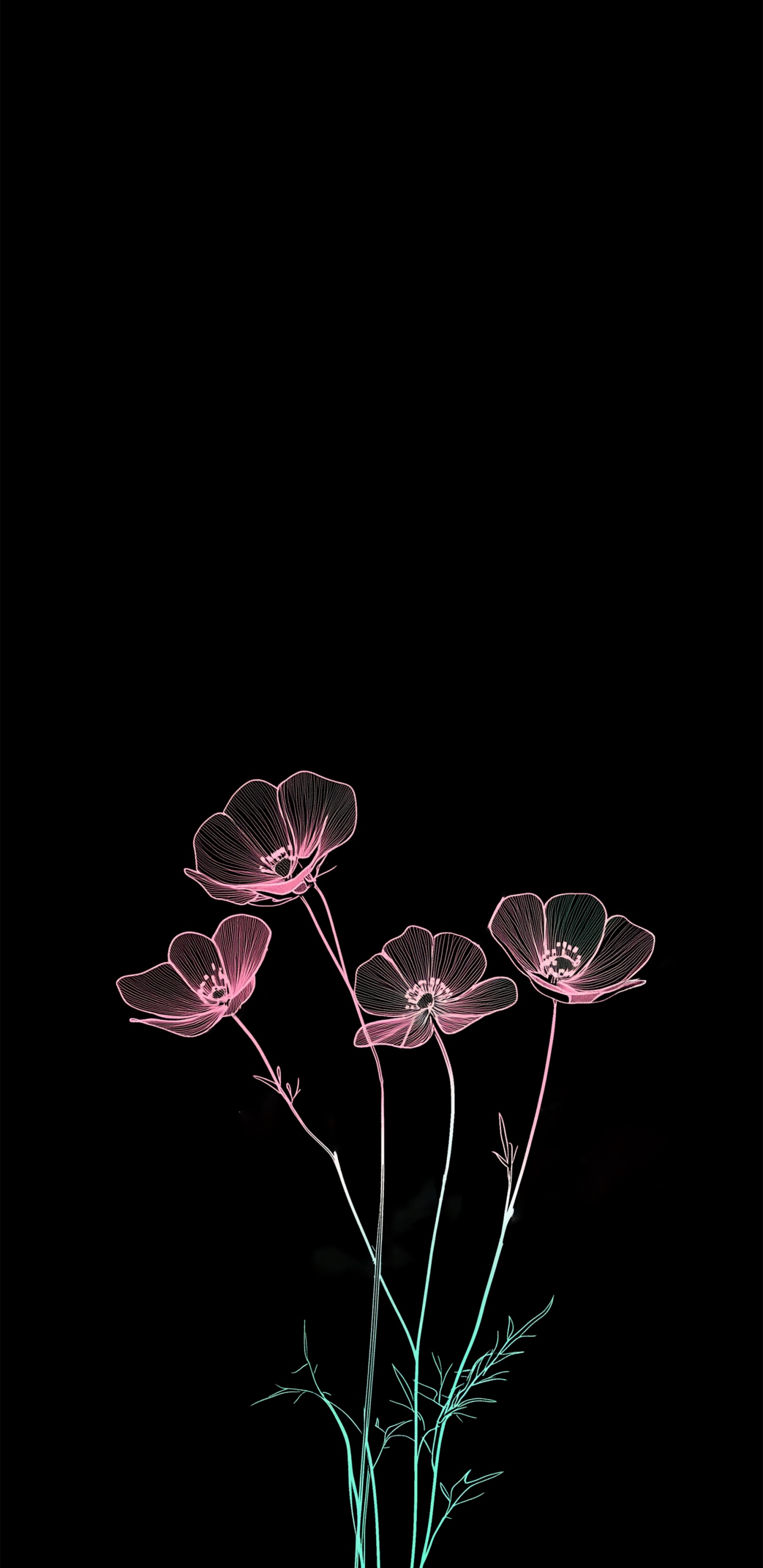 Darkness, World, User, Flower, 2025. Wallpaper in 1440x2960 Resolution