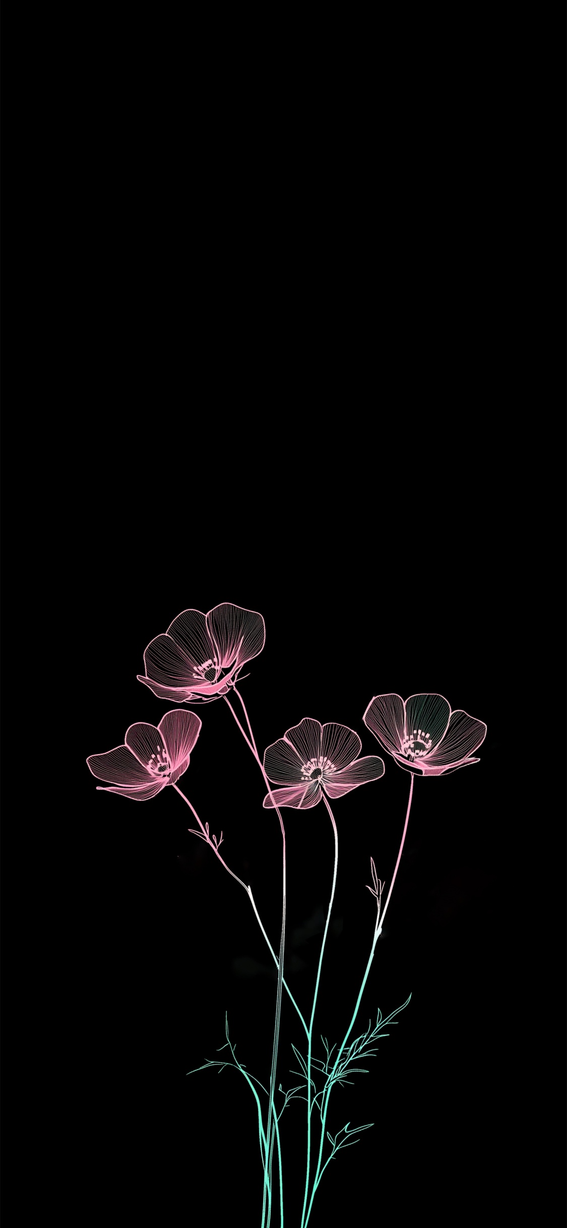 Usuario, 2025, Ilustración, Pétalo, Rosa. Wallpaper in 1125x2436 Resolution