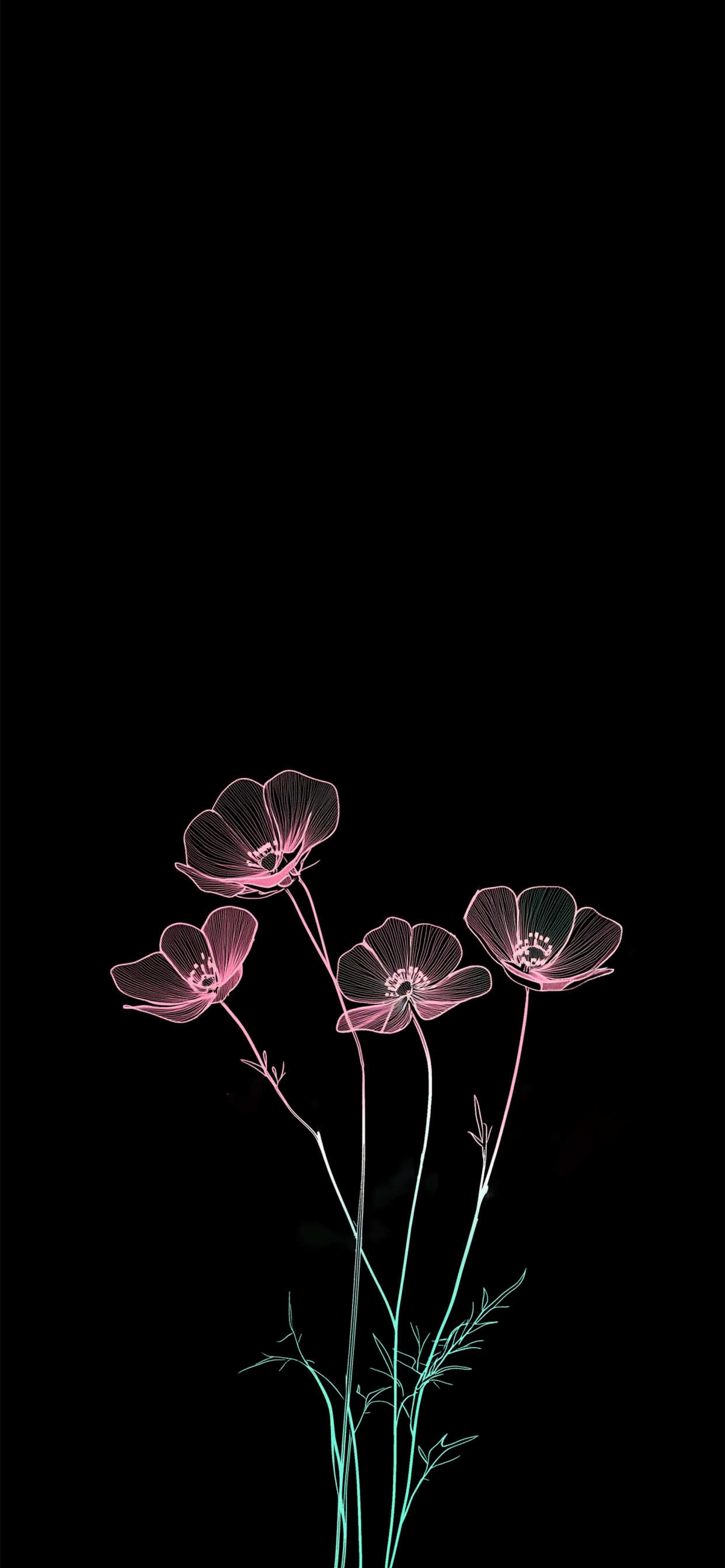 Usuario, 2025, Ilustración, Pétalo, Rosa. Wallpaper in 1242x2688 Resolution