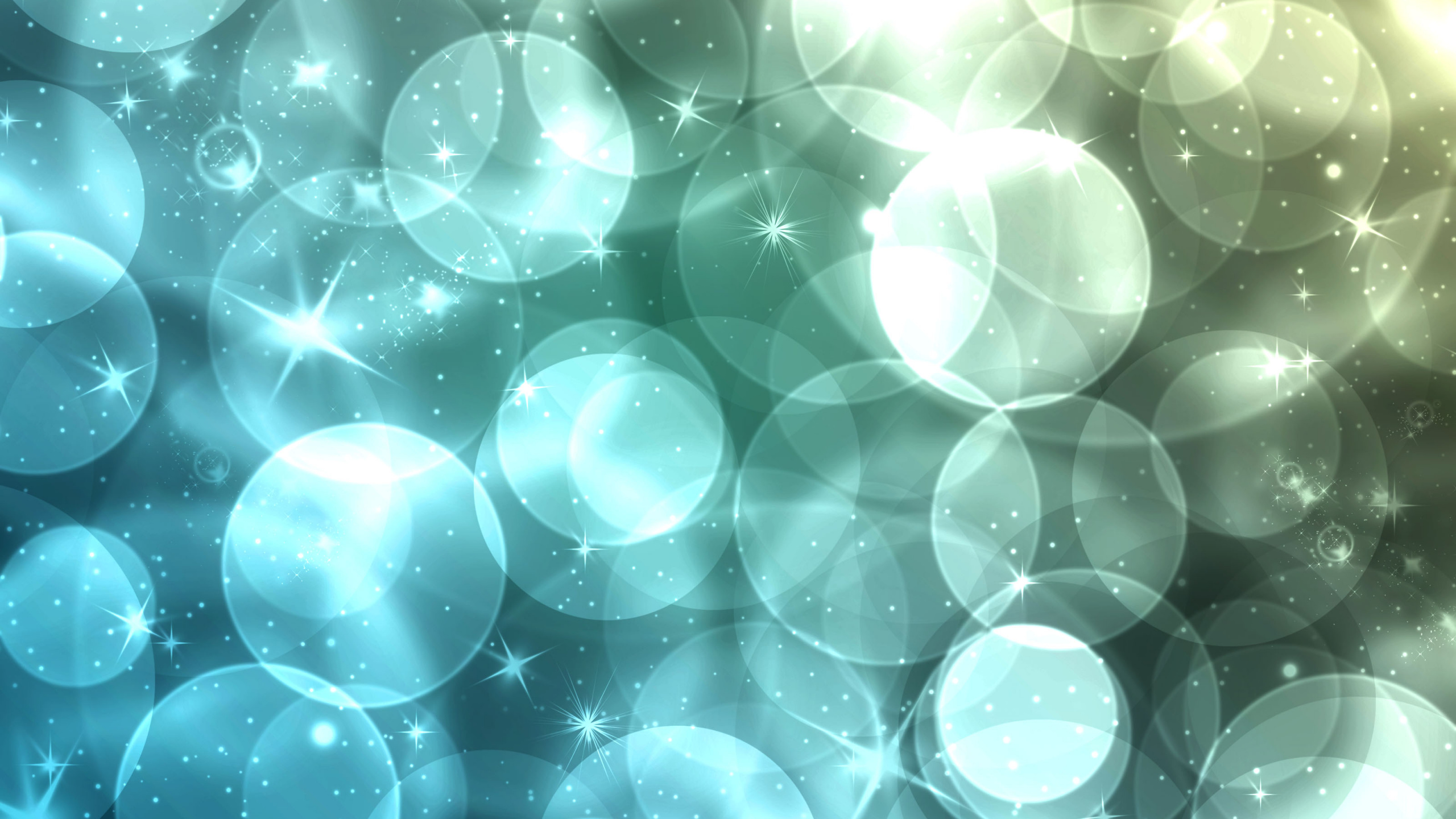 Blue and White Light Bokeh. Wallpaper in 2560x1440 Resolution