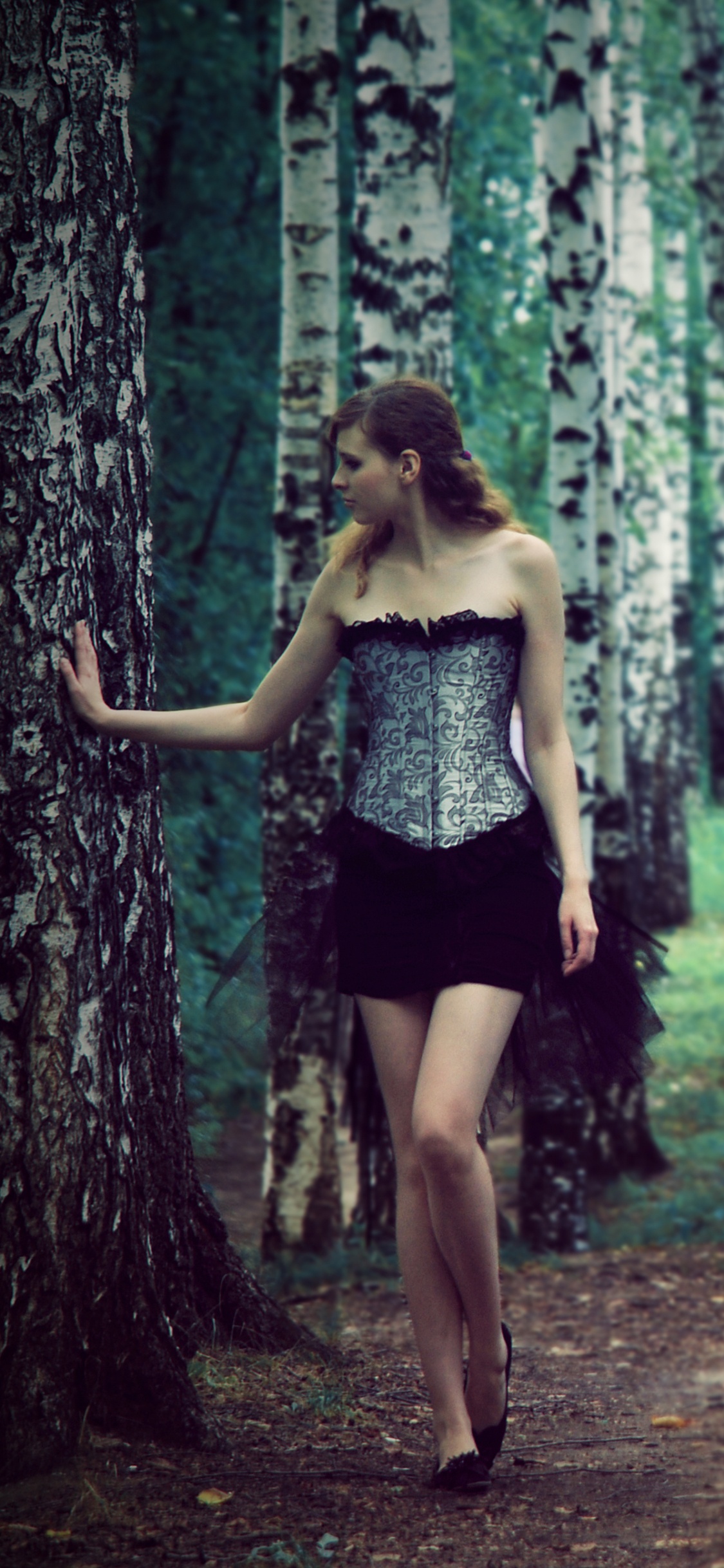 性质, 森林, 林地, 古老的森林, 小姐 壁纸 1125x2436 允许