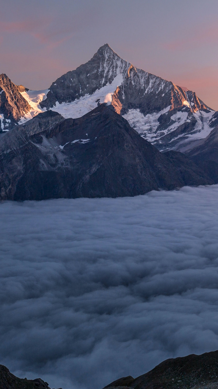 Nature, Alpes, Mount Scenery, Glacier, Neige. Wallpaper in 750x1334 Resolution