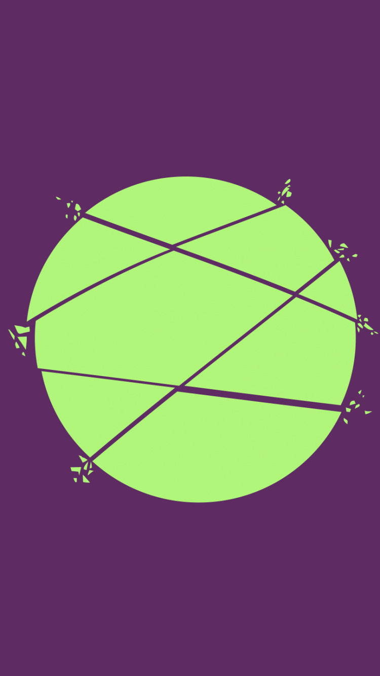 Circulo, Morado, Magenta, Diagrama, Violeta. Wallpaper in 750x1334 Resolution