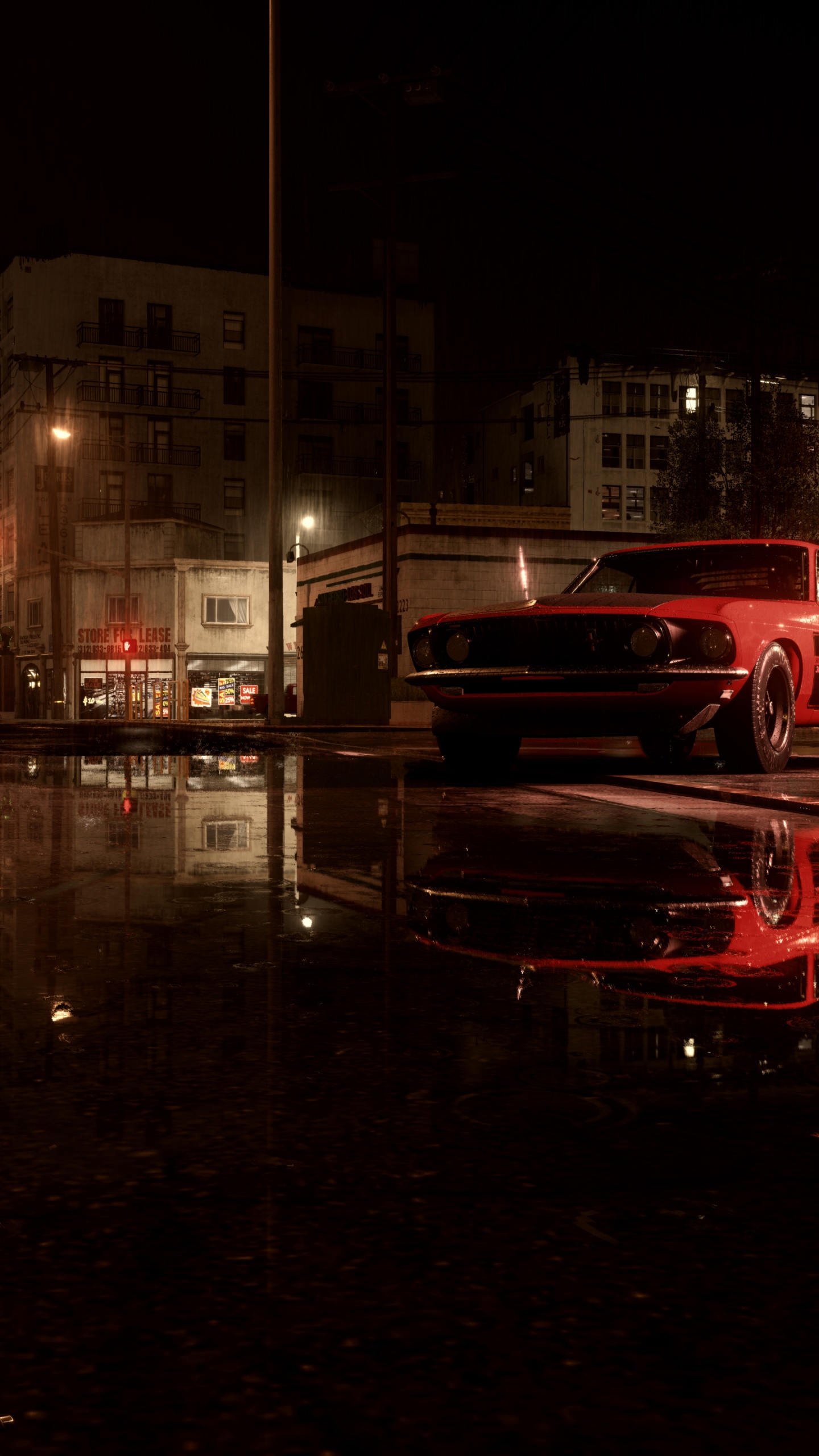 Reflexión, Coche, Muscle Car, Ford Mustang, Bugatti Centodieci. Wallpaper in 1440x2560 Resolution