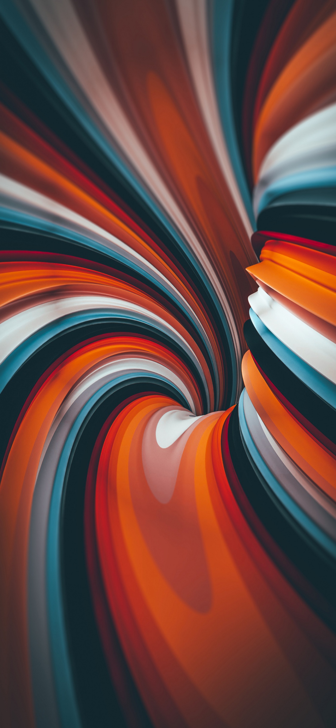 Orange, Nokia 8, Meizu PRO 7, Android, Farbigkeit. Wallpaper in 1125x2436 Resolution