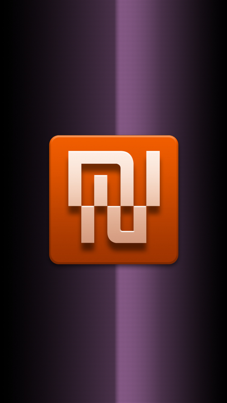Xiaomi, Xiaomi Mi, Orange, Graphic Design, Logo. Wallpaper in 750x1334 Resolution
