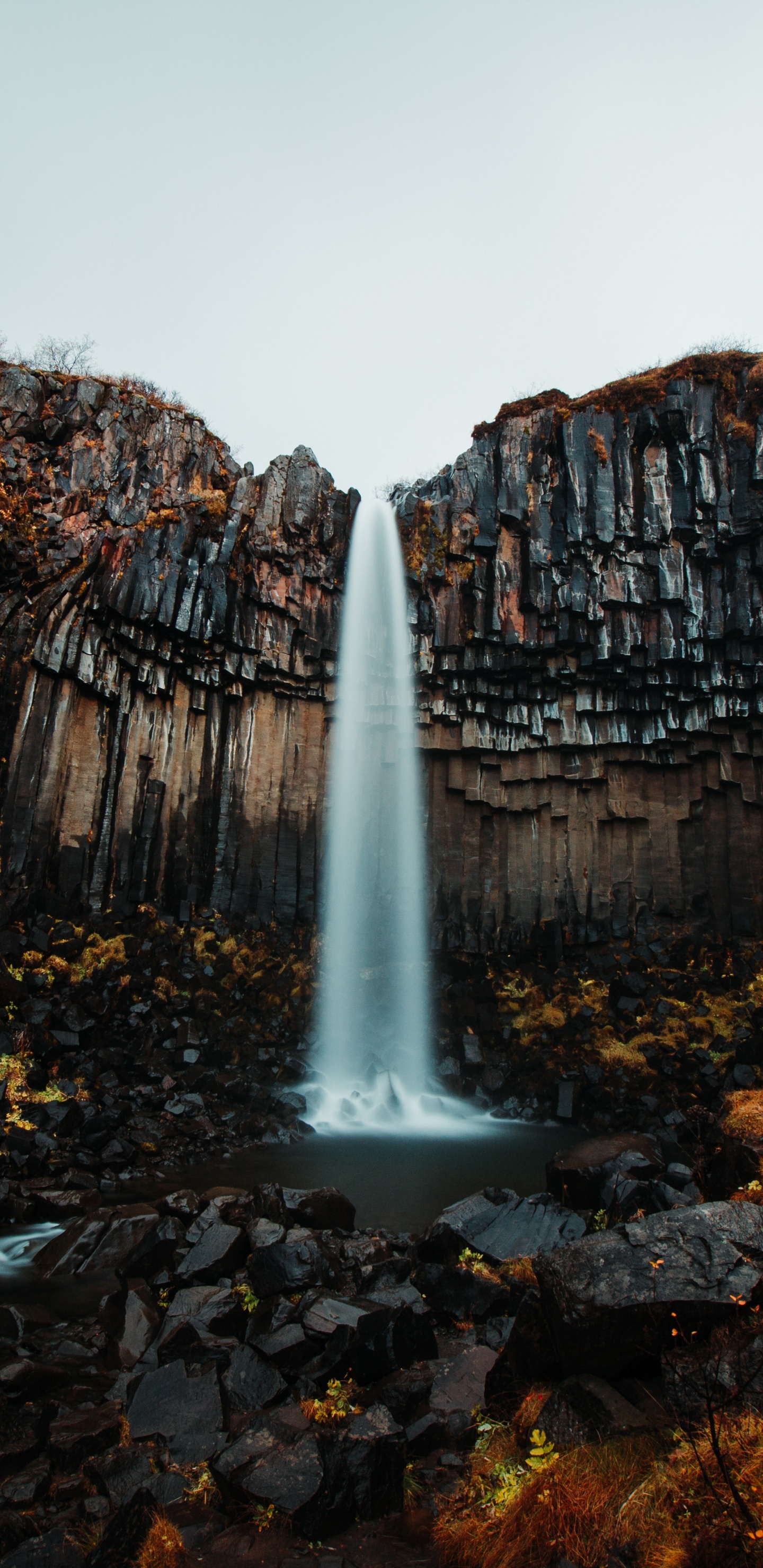 Cascada, Naturaleza, Agua, Paisaje Natural, Los Recursos de Agua. Wallpaper in 1440x2960 Resolution