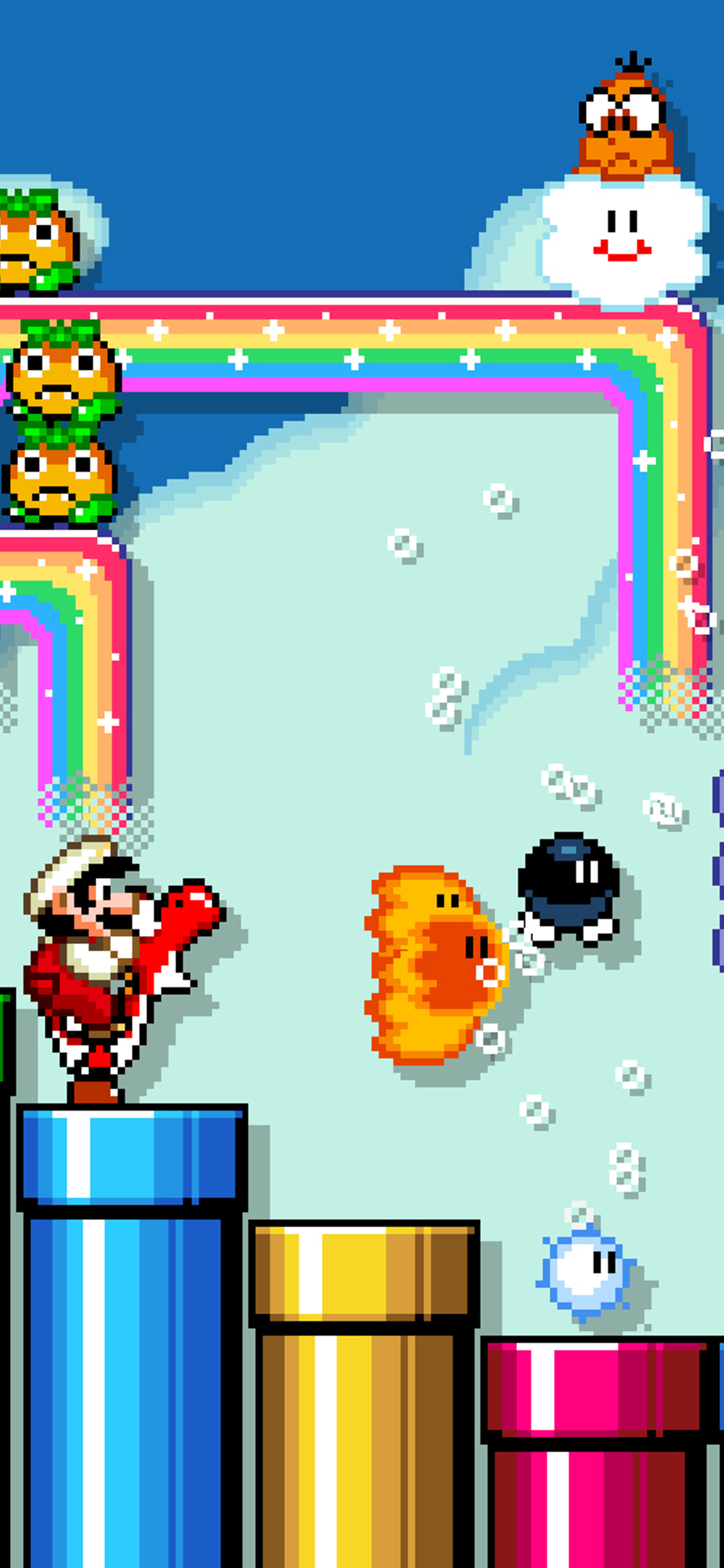 Mario, Super Mario Maker 2, Wii u, Nintendo Commutateur, Nintendo Labo. Wallpaper in 1242x2688 Resolution