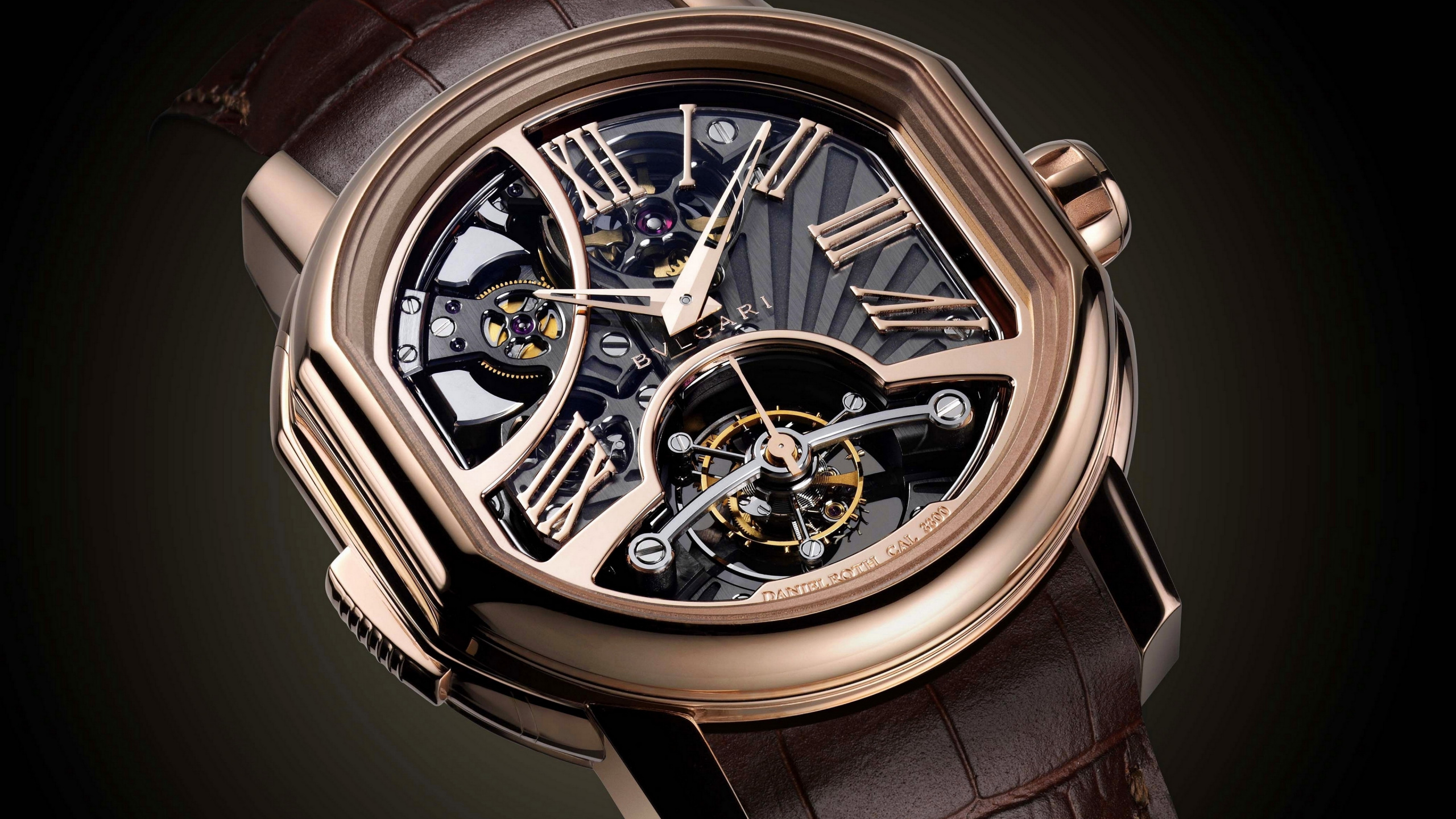 Bulgari, Watch, Bulgari Daniel Roth, Tourbillon, Horlogerie. Wallpaper in 2560x1440 Resolution