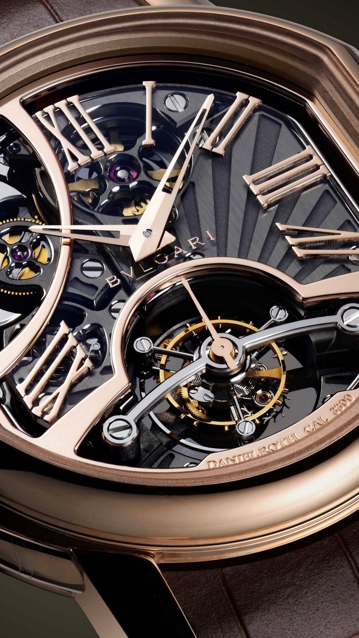Bulgari, Watch, Bulgari Daniel Roth, Tourbillon, Horology. Wallpaper in 720x1280 Resolution