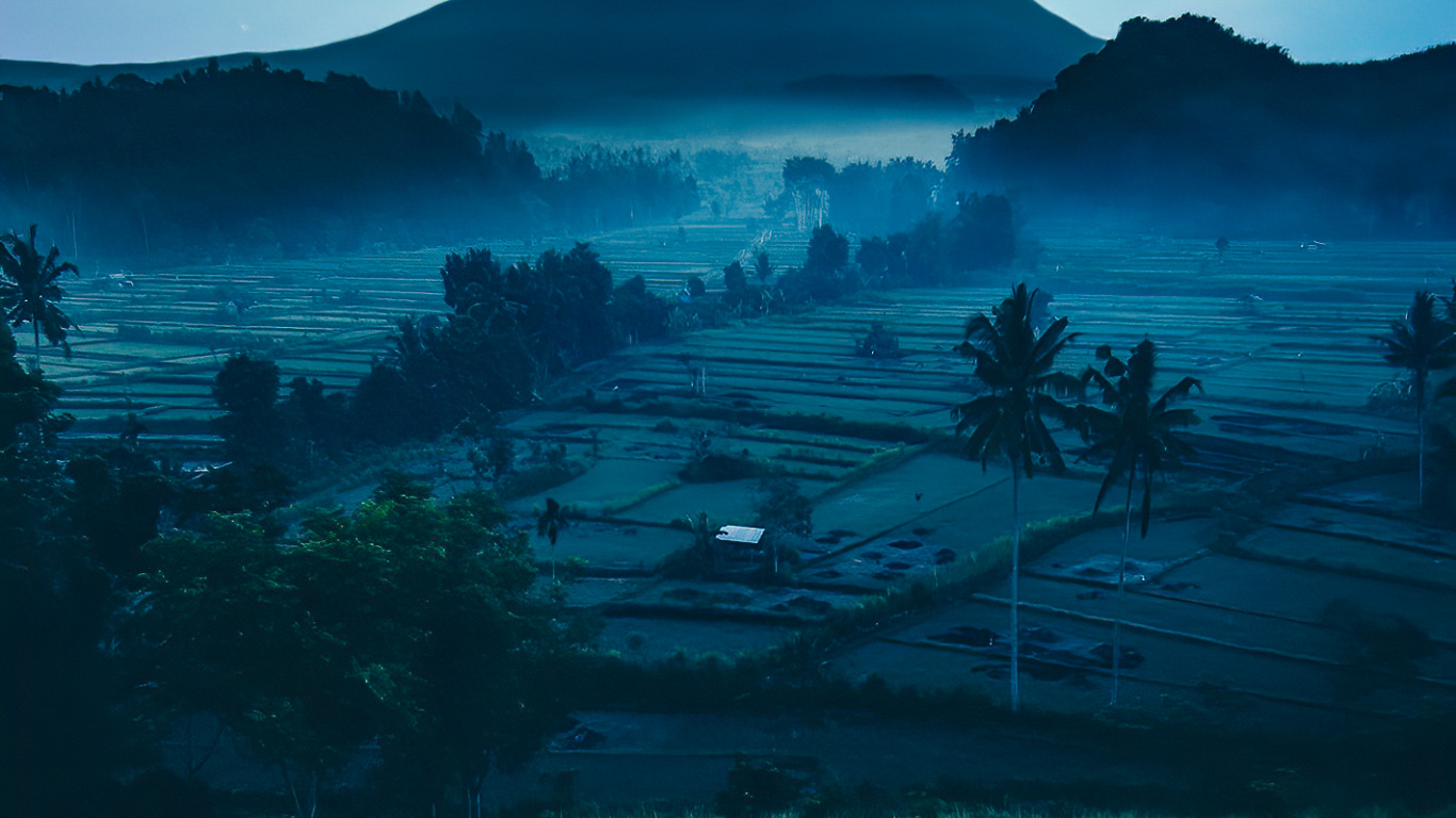 Volcans de Bali, Le Mont Agung, Mont Batur, Retraite D'harmonie à Bali, Volcan. Wallpaper in 1366x768 Resolution
