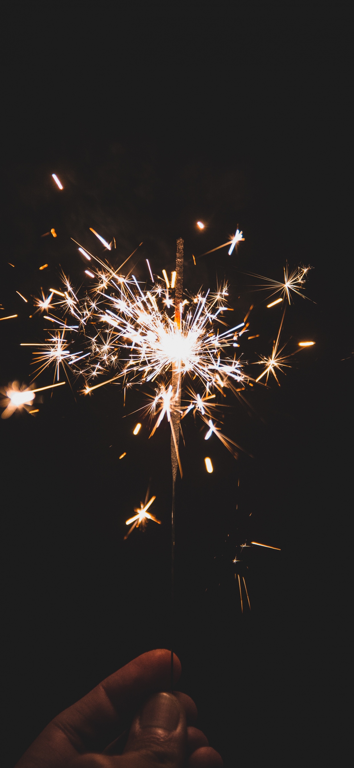 Cierge, Artifice, le Jour de L'an, Obscurité, Diwali. Wallpaper in 1242x2688 Resolution