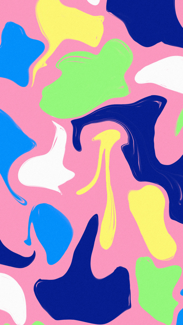 Muster, Azure, Kunst, Pink, Magenta. Wallpaper in 750x1334 Resolution