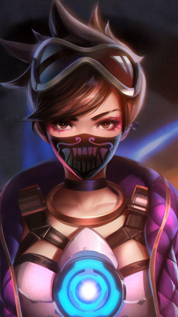 Homme en Costume D'anime Violet et Blanc. Wallpaper in 720x1280 Resolution