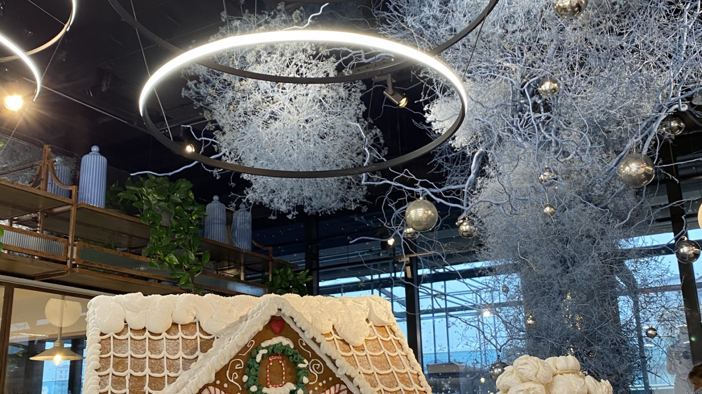 Hiver, Décoration de Noël, Le Jour De Noël, Art, Luminaire. Wallpaper in 1366x768 Resolution