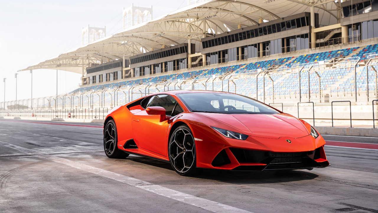 2020 Lamborghini Huracan EVO, 2019 Lamborghini Huracan, Lamborghini Urus, Lamborghini, Coche. Wallpaper in 1280x720 Resolution