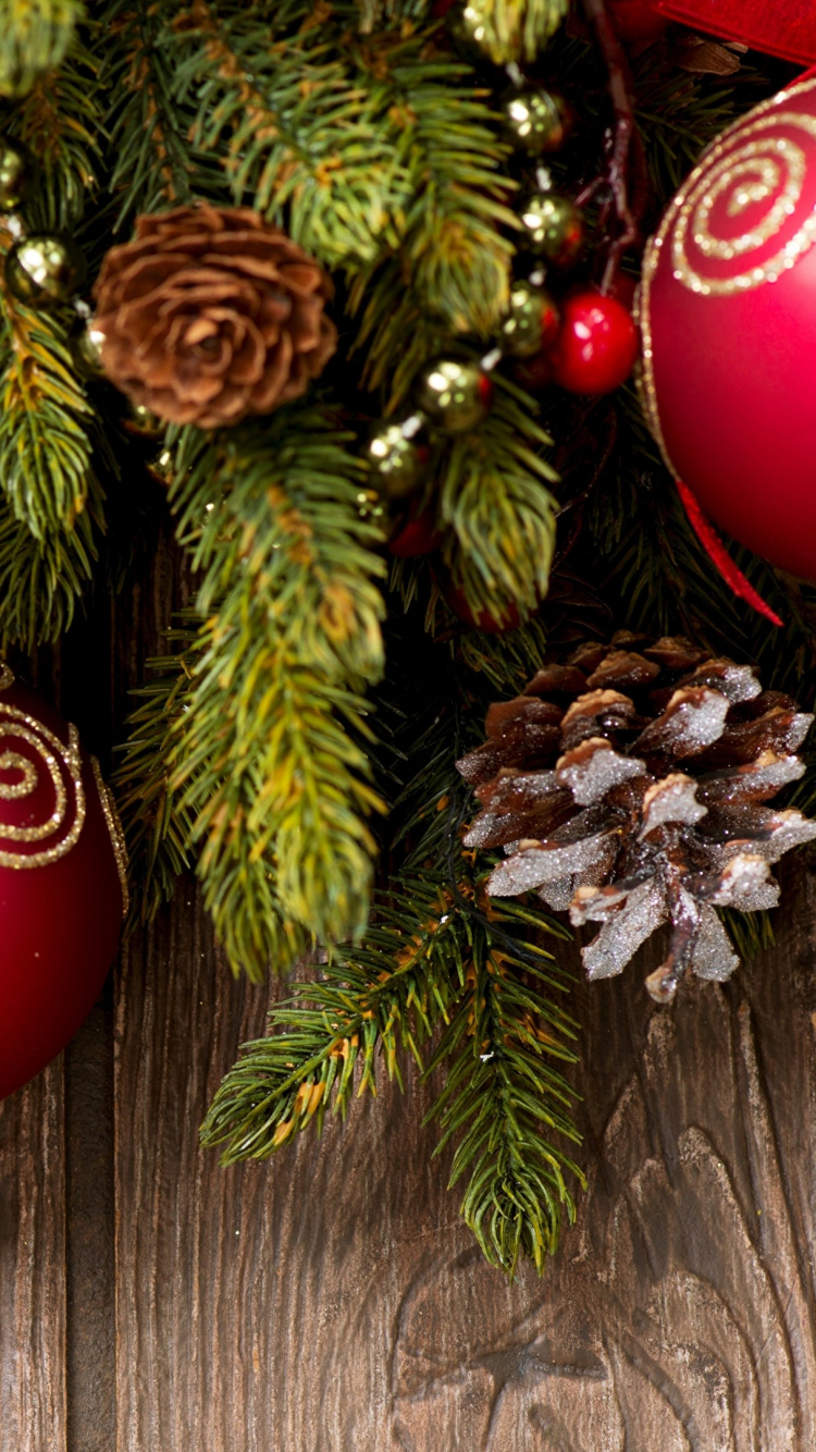 Le Jour De Noël, Décoration de Noël, Ornement de Noël, Arbre de Noël, Sapin. Wallpaper in 750x1334 Resolution