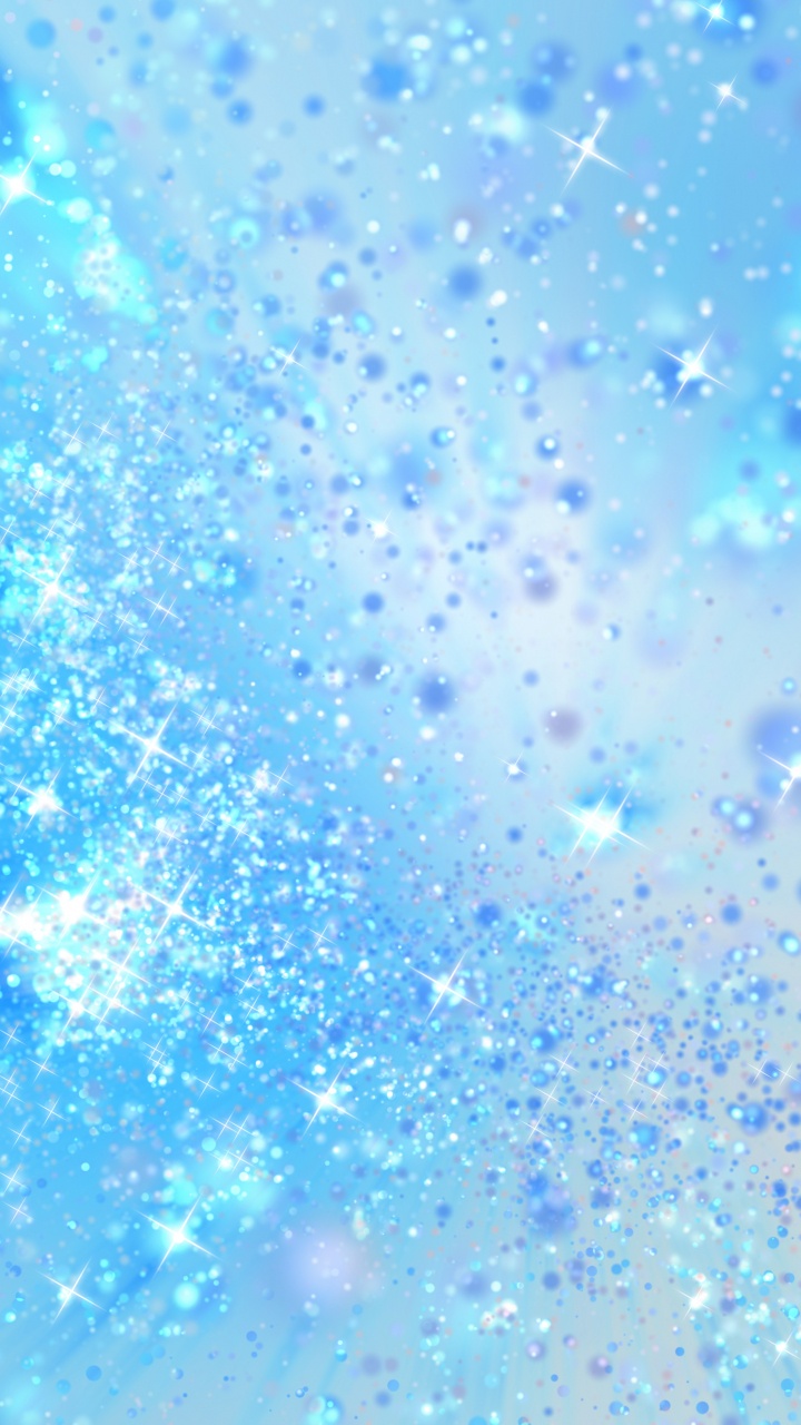 Blaue Und Weiße Abstrakte Malerei. Wallpaper in 720x1280 Resolution