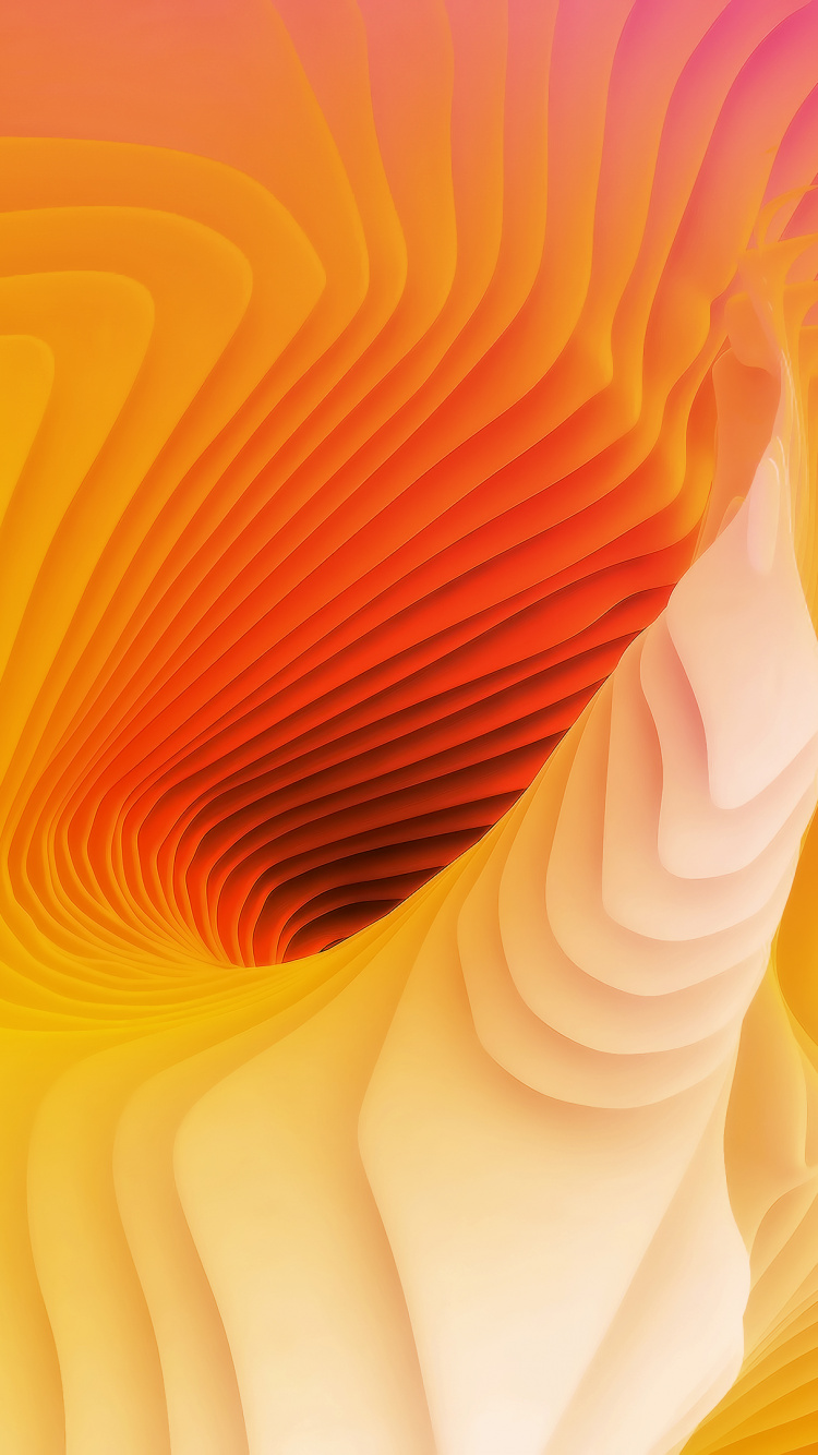 Peinture Abstraite Jaune et Blanche. Wallpaper in 750x1334 Resolution