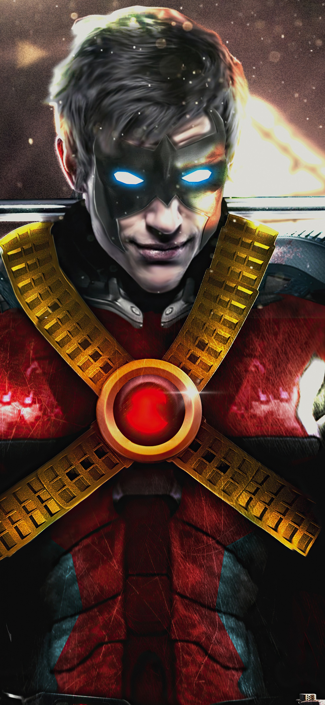 Red Robin 5k. Wallpaper in 1125x2436 Resolution