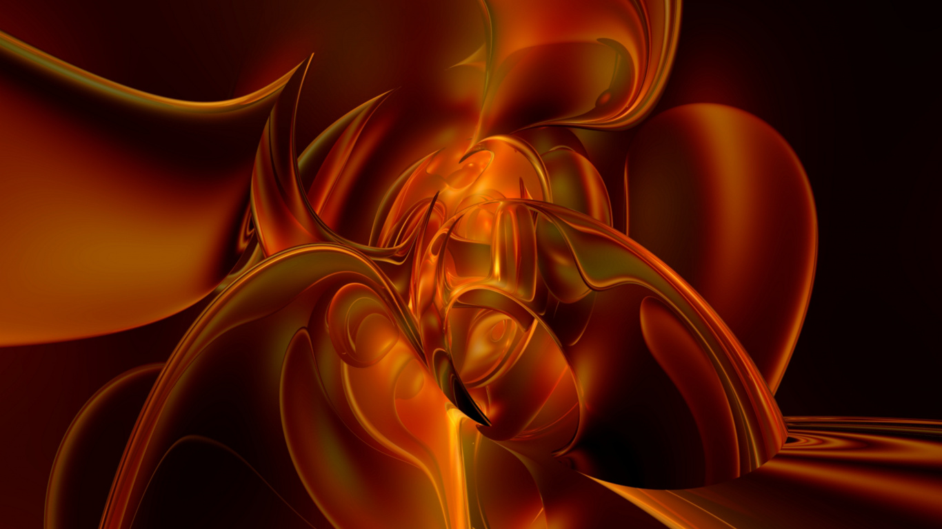 Brown and Black Abstract Painting. Wallpaper in 1366x768 Resolution