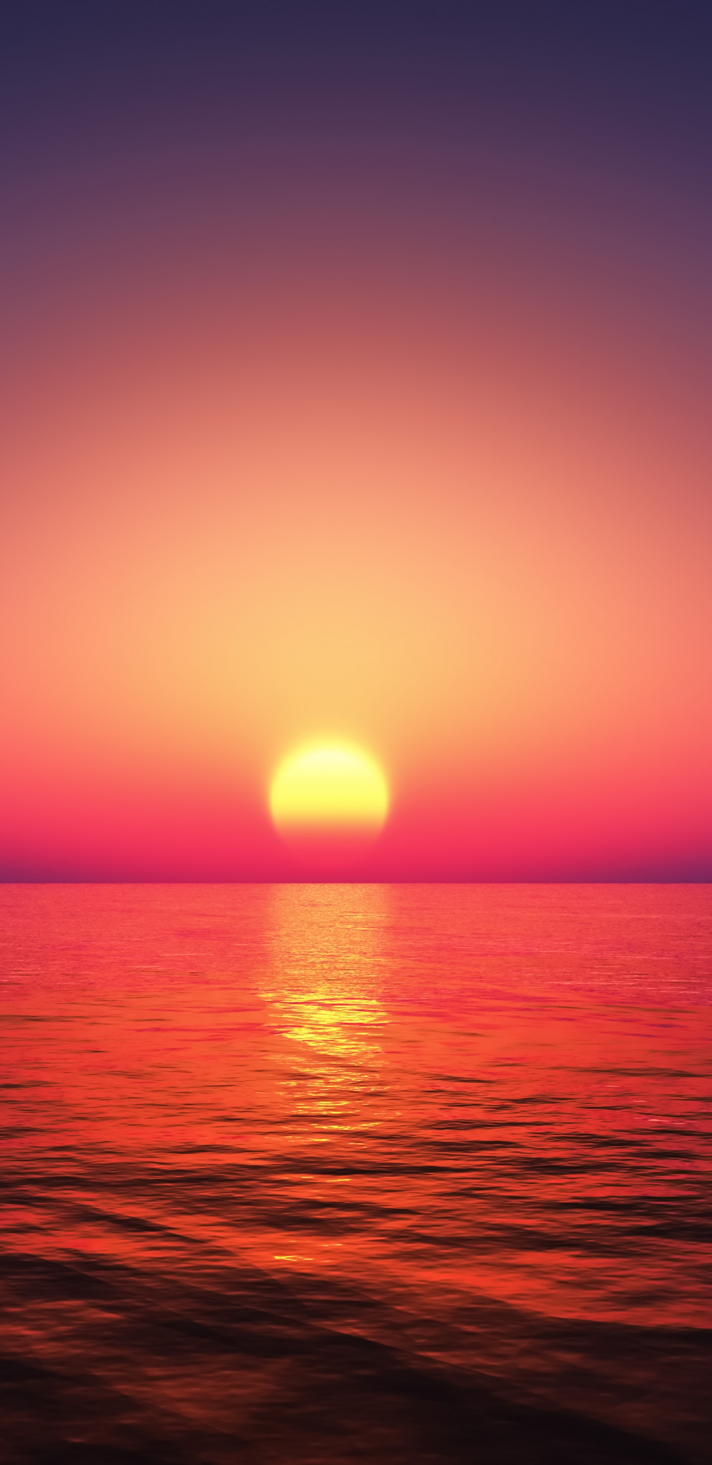Horizon, Water, Atmosphere, Daytime, Ecoregion. Wallpaper in 1440x2960 Resolution