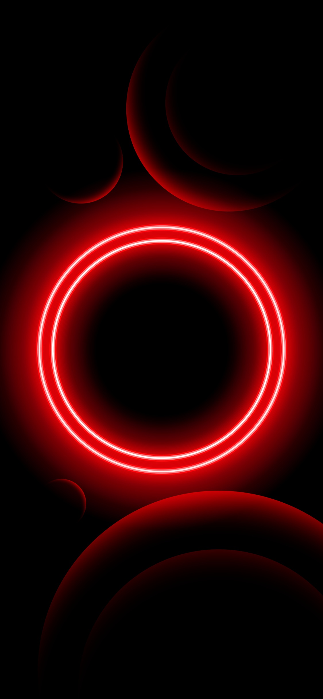 Amoled, OLED, Luz, Rojo, Gas. Wallpaper in 1125x2436 Resolution