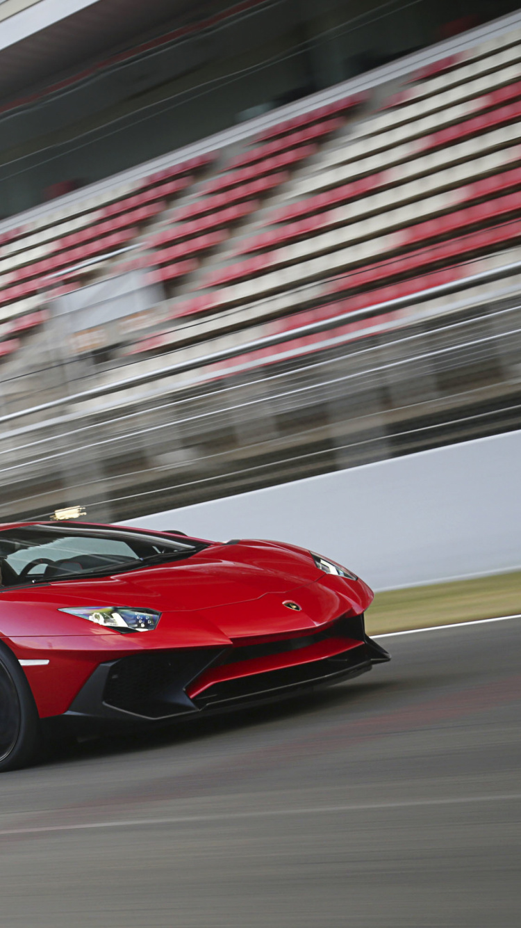 Ferrari Rouge 458 Italia Sur Route. Wallpaper in 750x1334 Resolution
