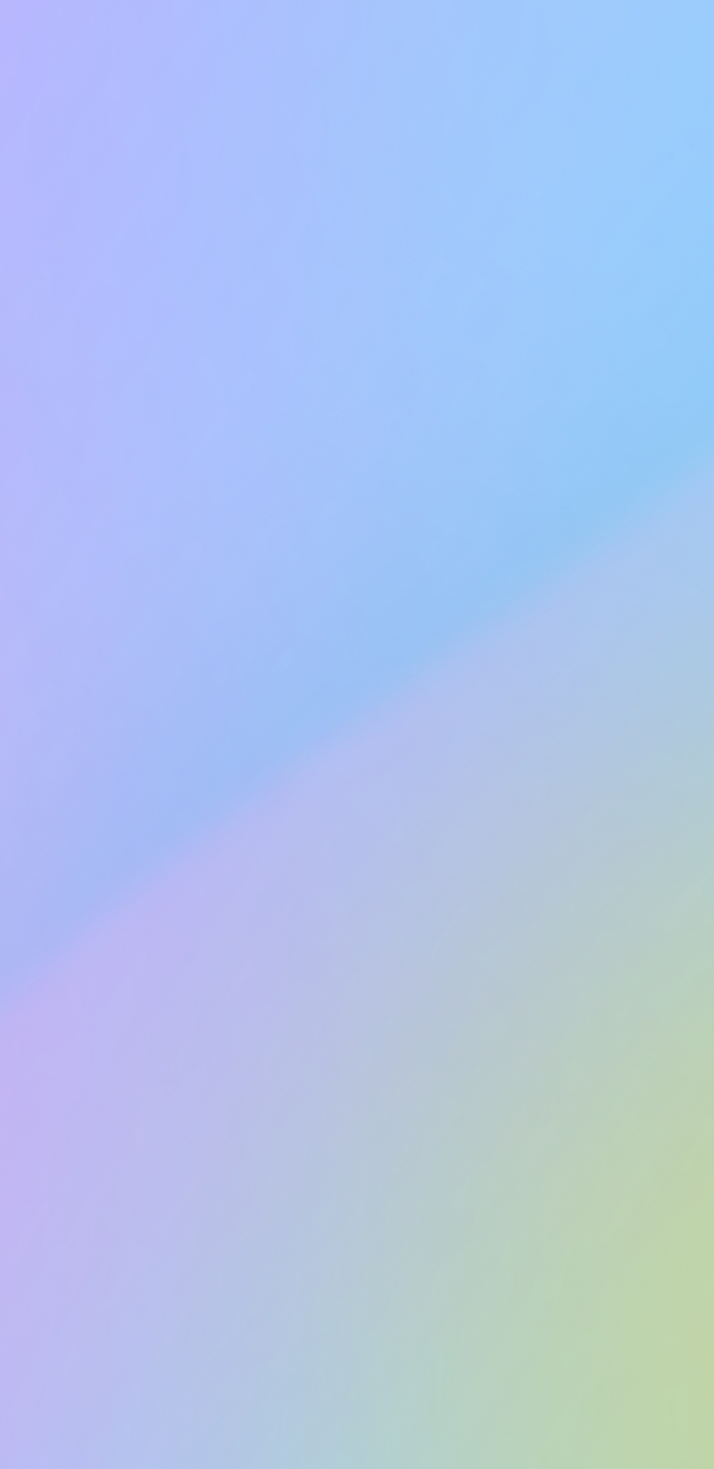 IOS 14, Regenbogen, Veilchen, Electric Blue, Cloud. Wallpaper in 1440x2960 Resolution