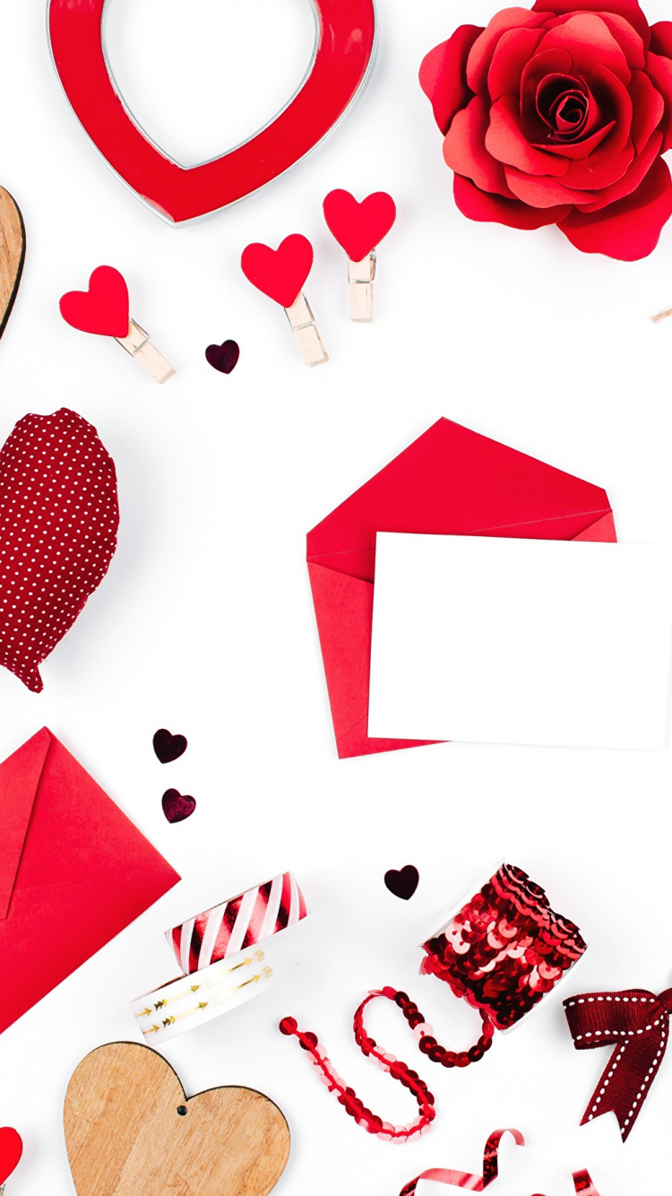 Valentines Tag, Herzen, Liebe, Cliparts, Blütenblatt. Wallpaper in 750x1334 Resolution