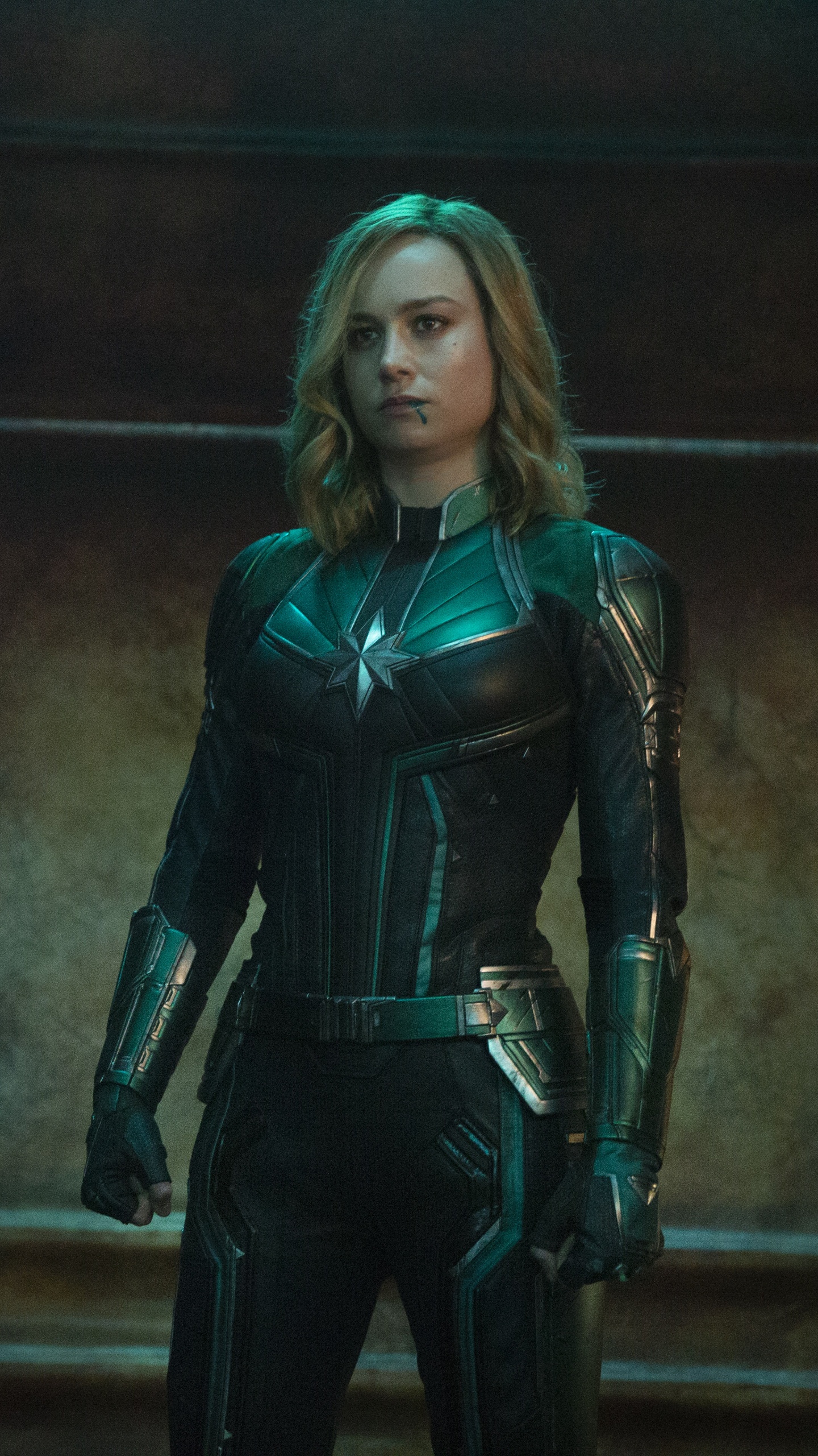 Woman in Black Leather Jacket and Black Pants. Wallpaper in 1440x2560 Resolution