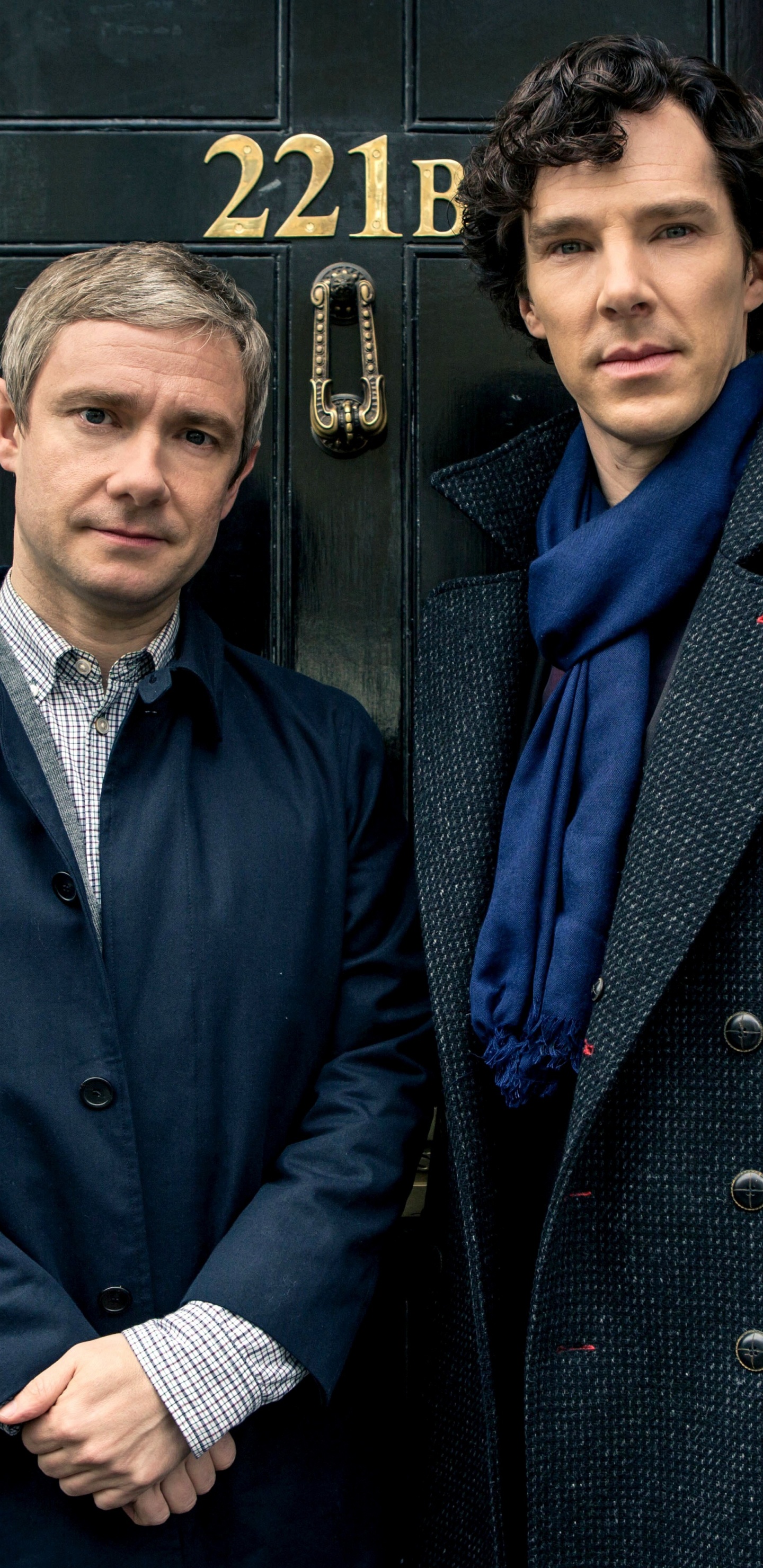 Man in Blue Suit Jacket Standing Beside Man in Blue Suit Jacket. Wallpaper in 1440x2960 Resolution