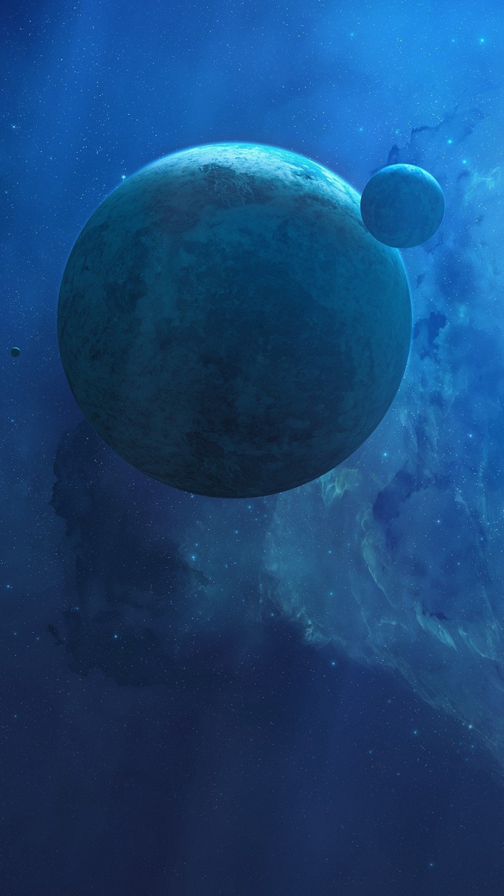 Moon in The Sky During Night Time. Wallpaper in 720x1280 Resolution