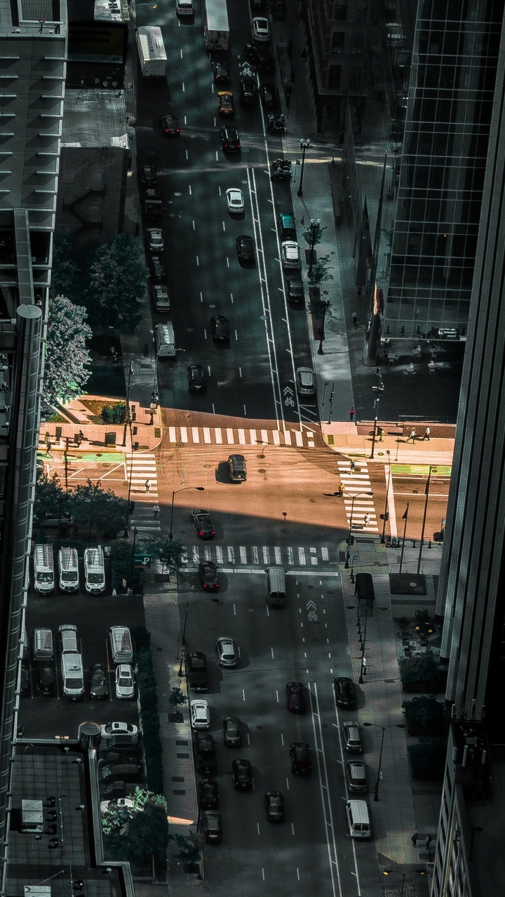 Vue Aérienne Des Bâtiments de la Ville Pendant la Journée. Wallpaper in 720x1280 Resolution