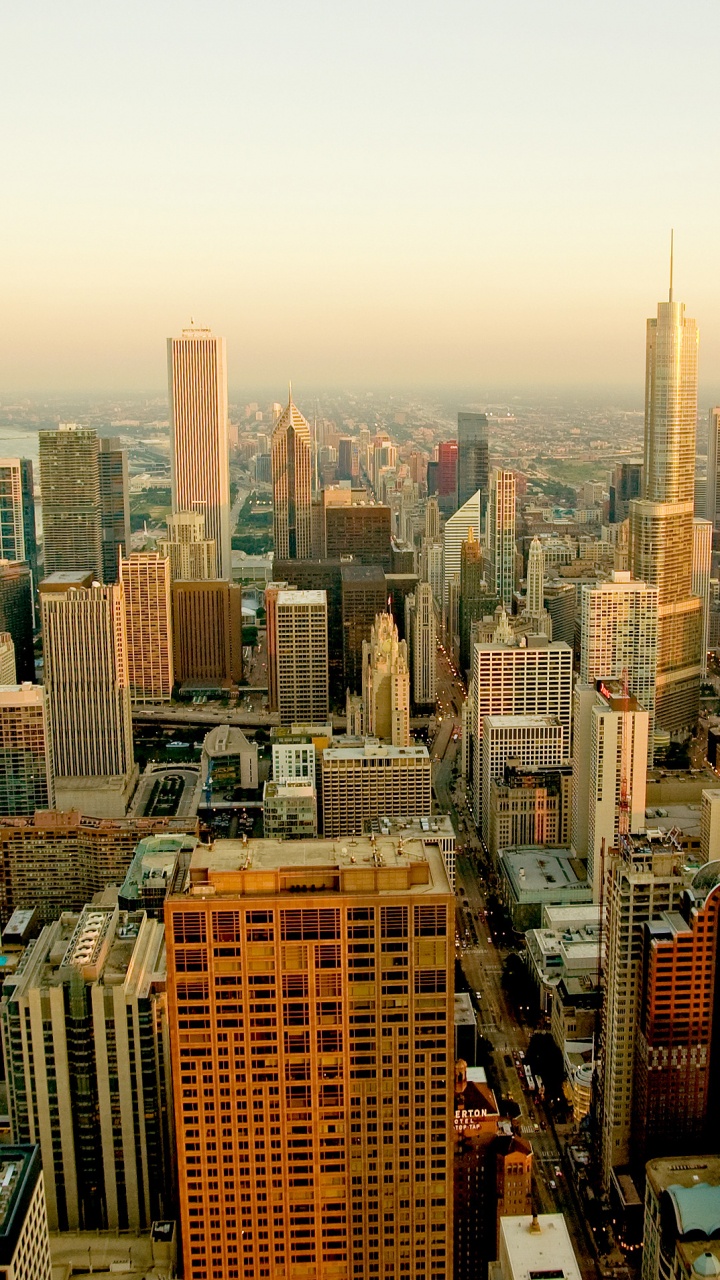 Aerial View of City Buildings During Daytime. Wallpaper in 720x1280 Resolution