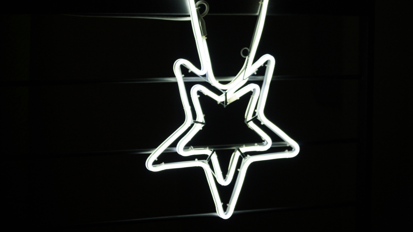 Weiße Liebe Neonlicht Beschilderung. Wallpaper in 1366x768 Resolution