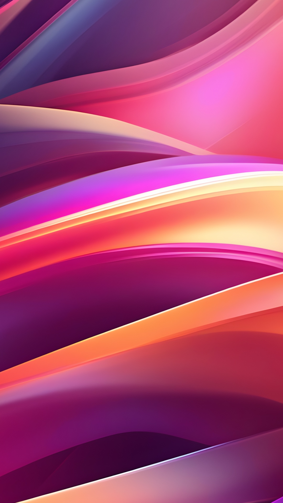 L'effet Visuel de L'éclairage, Graphisme, Art, Purple, Orange. Wallpaper in 1080x1920 Resolution