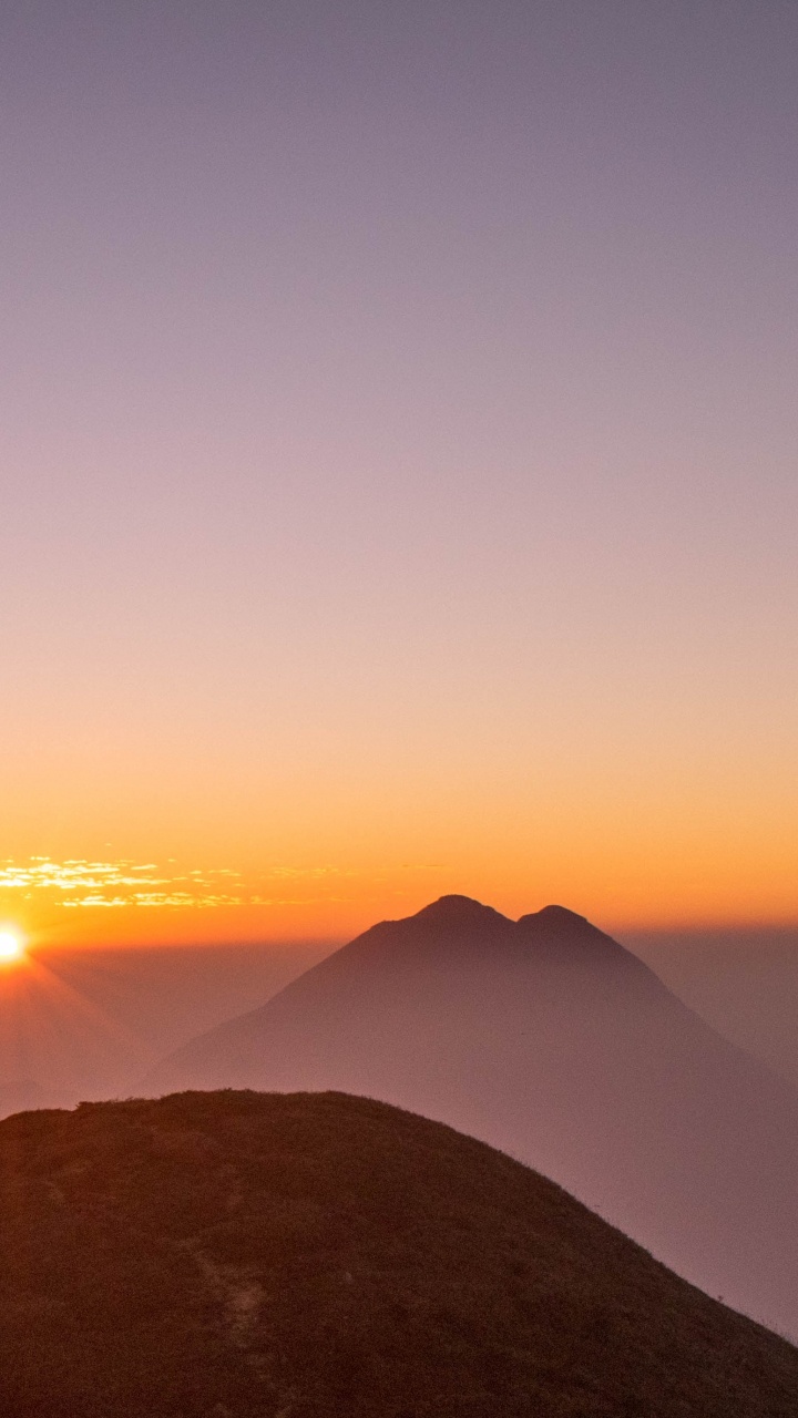 Horizon, Lever, Matin, Afterglow, Colline. Wallpaper in 720x1280 Resolution