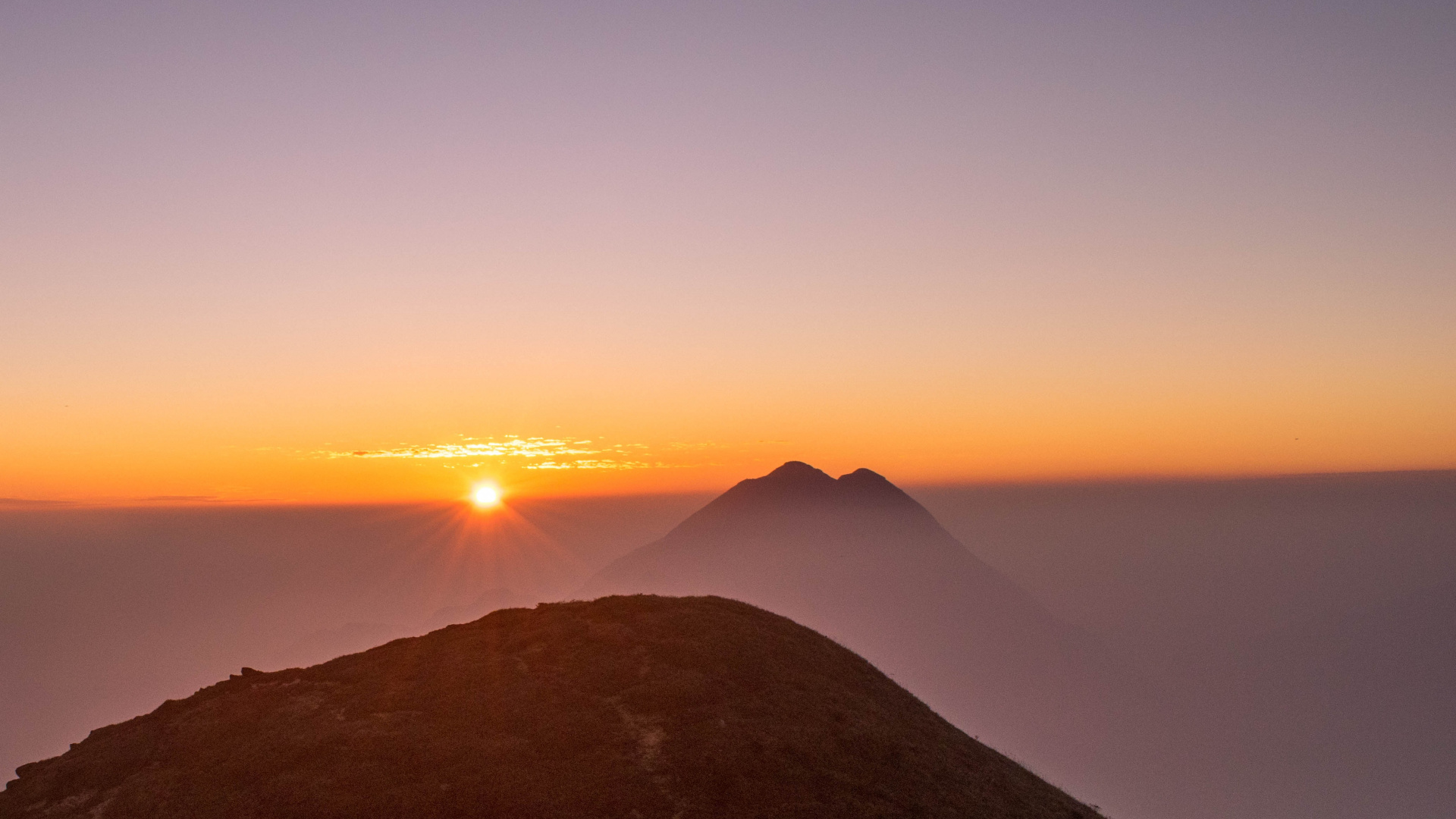 Sonnenuntergang, Horizont, Sonnenaufgang, Morgen, Cloud. Wallpaper in 1920x1080 Resolution