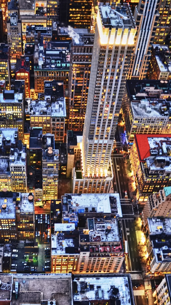 Aerial View of City Buildings During Daytime. Wallpaper in 720x1280 Resolution