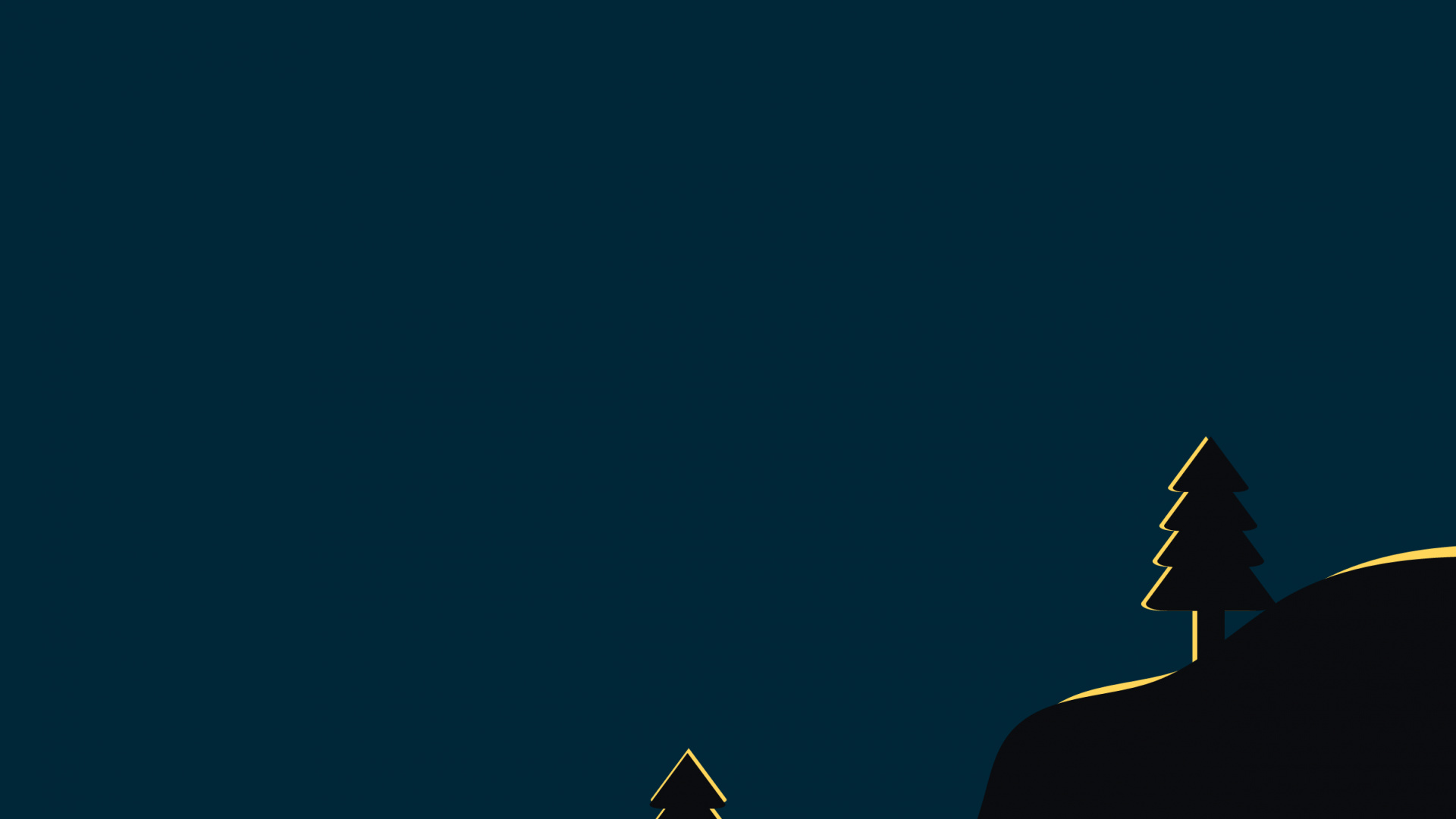 Slope, Tints and Shades, Landscape, Electric Blue, Freezing. Wallpaper in 1920x1080 Resolution