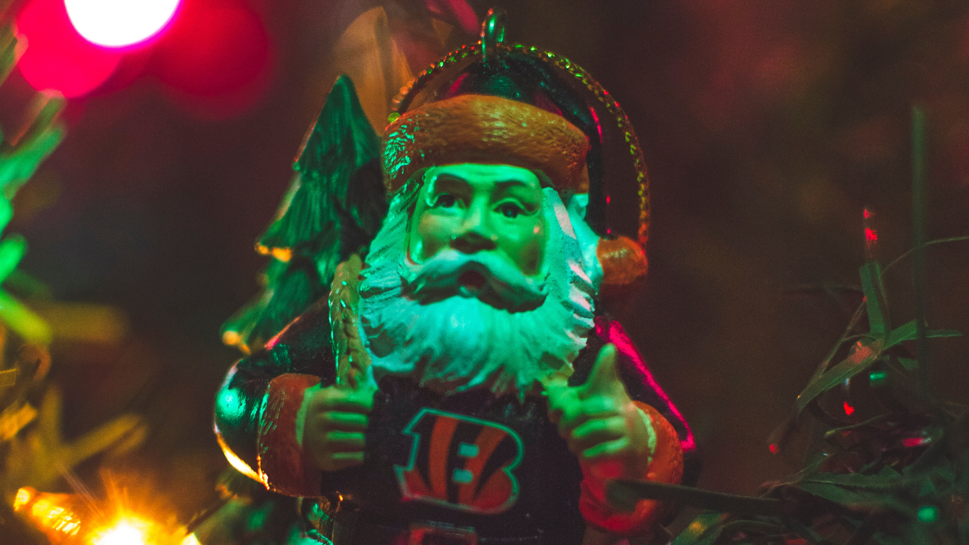 Christmas Day, Santa Claus, Christmas Decoration, Christmas Tree, Green. Wallpaper in 1920x1080 Resolution