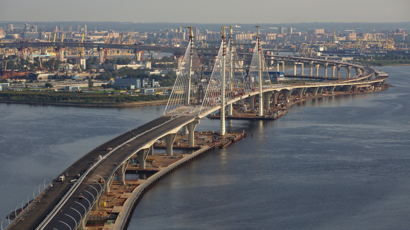 Weiße Brücke Über Dem Gewässer Tagsüber Body. Wallpaper in 1366x768 Resolution