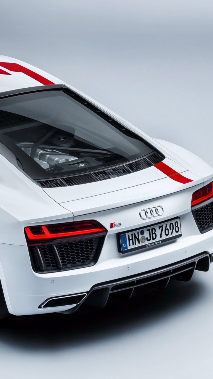 Weißer Und Roter Porsche 911. Wallpaper in 720x1280 Resolution